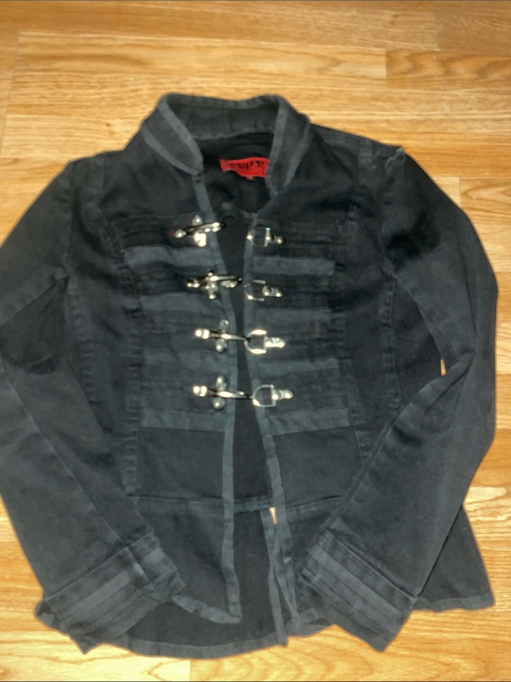 Tripp Nyc fireman clasp jean jacket
